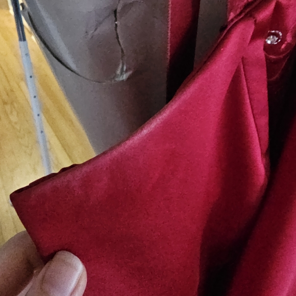 Red Prom Dress Michaelangelo size 4 - Picture 10 of 12